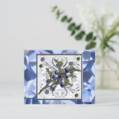 Blaubeere Postkarte (Stehend Vorderseite)