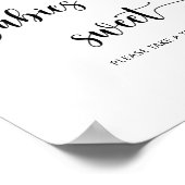 Blaubeere - Säuglinge sind süß Poster (Ecke)