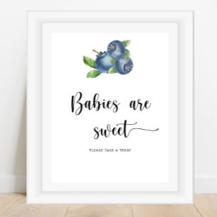 Blaubeere - Säuglinge sind süß Poster