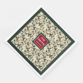 Blaubeere Serviette (Ecke)