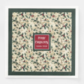 Blaubeere Serviette (Vorderseite)