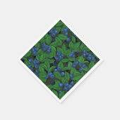 Blaubeere Serviette (Ecke)