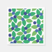 Blaubeere. Serviette (Vorderseite)