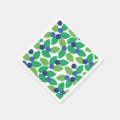 Blaubeere. Serviette (Ecke)