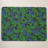 Blaubeere Sherpadecke (Vorderseite (Horizontal))