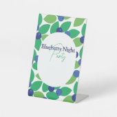 Blaubeere. Sockelschild (Vorderseite)