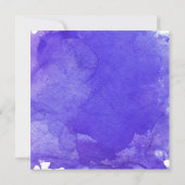 Blaubeere | Sweet Baby Dusche Einladung (Rückseite)