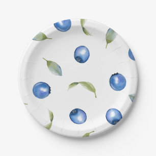 Blaubeere Sweet Baby Dusche Pappteller