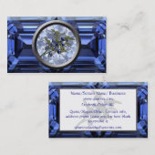 Blaubeere Visitenkarte (Vorne/Hinten)