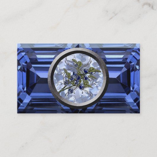 Blaubeere Visitenkarte (Vorderseite)