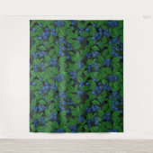 Blaubeere Wandteppich (Vorderseite)