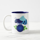 Blaubeere Zweifarbige Tasse (Links)