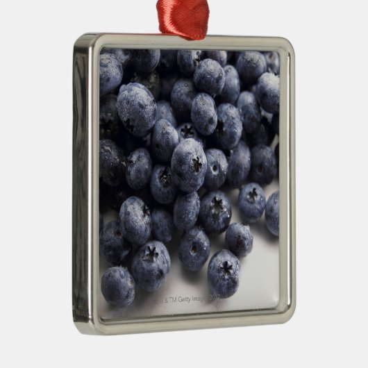Blaubeeren 2 silbernes ornament (Rechts)