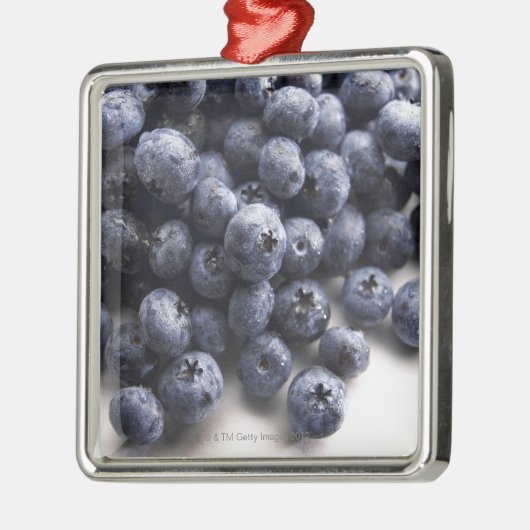 Blaubeeren 2 silbernes ornament (Links)
