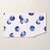 Blaubeeren Aquarellmuster  Badhandtuch Set (Handtuch)