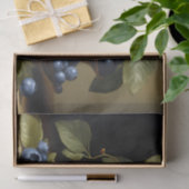 Blaubeeren auf dem Tisch Seidenpapier (Geschenk)
