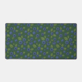 Blaubeeren auf dunkelgrün schreibtischunterlage (Vorderseite)