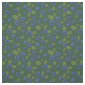 Blaubeeren auf dunkelgrün stoff (Muster)