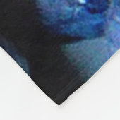 Blaubeeren auf großer Fleece-Decke Fleecedecke (Ecke)