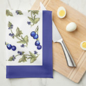 Blaubeeren auf größerem Druck des Geschirrtuch (Viertel Falte)