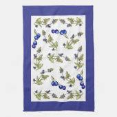 Blaubeeren auf größerem Druck des Geschirrtuch (Vertikal)