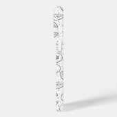 Blaubeeren auf schwarz und weiß Case-Mate iPhone hülle (Rückseite / Links)