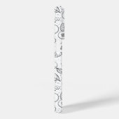 Blaubeeren auf schwarz und weiß Case-Mate iPhone hülle (Rückseite / Rechts)