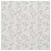 Blaubeeren auf schwarz und weiß stoff (Muster)