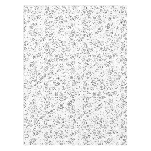 Blaubeeren auf schwarz und weiß tischdecke (Vorderseite)