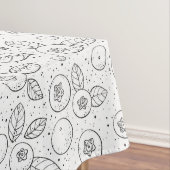 Blaubeeren auf schwarz und weiß tischdecke (Beispiel)