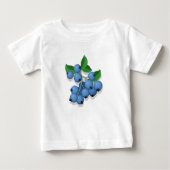 Blaubeeren Baby T-shirt (Vorderseite)