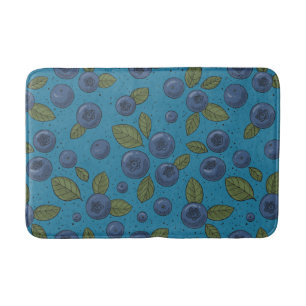 Blaubeeren Badematte