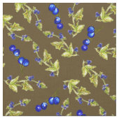 Blaubeeren - Blätter, braun, dunkel Stoff (Nahaufnahme)