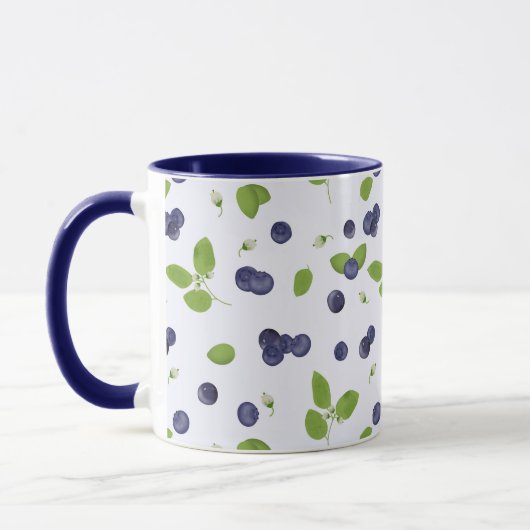 Blaubeeren Blaubeerblüten Laub Tasse (Links)