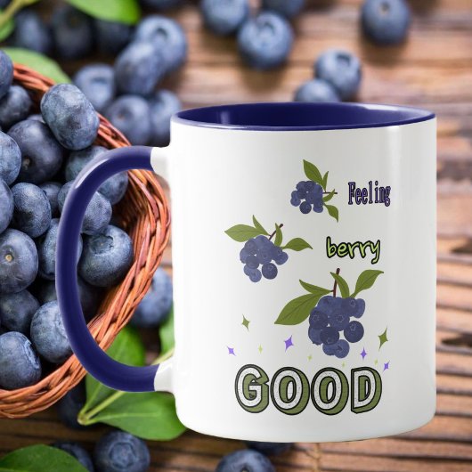 Blaubeeren-Brunches Tasse