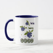 Blaubeeren-Brunches Tasse (Links)