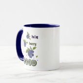 Blaubeeren-Brunches Tasse (Vorderseite Links)