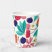 Blaubeeren Erdbeeren Berry Pappbecher (Rechts)