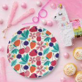 Blaubeeren Erdbeeren Berry Pappteller (Party)