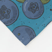 Blaubeeren Fleecedecke (Ecke)