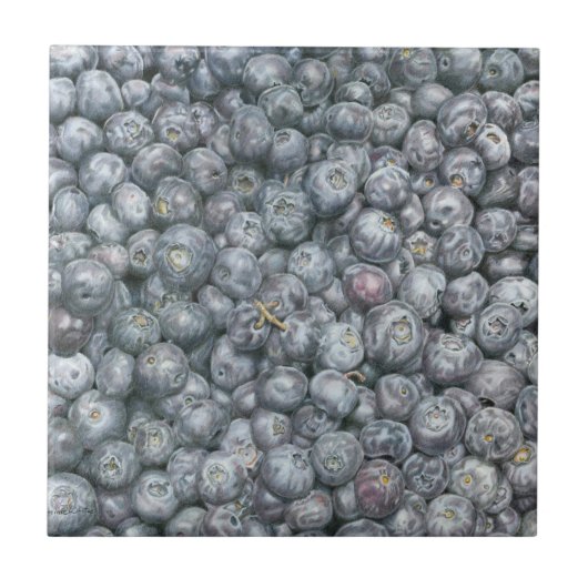 Blaubeeren Fliese (Vorderseite)