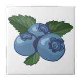 Blaubeeren Fliese (Vorderseite)