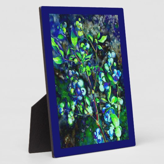 Blaubeeren Fotoplatte (Seite)