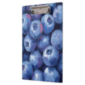 Blaubeeren | Frucht Wasserfarbe Gemalt Klemmbrett (Links)