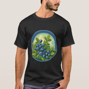Blaubeeren Früchte Blueberries Frucht Veganer Gart T-Shirt
