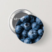 Blaubeeren Früchte Button (Vorne & Hinten)