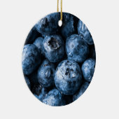 Blaubeeren Früchte Keramik Ornament (Rechts)