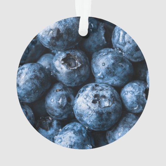 Blaubeeren Früchte Ornament (Rückseite)