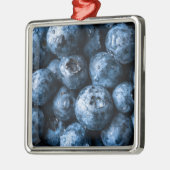Blaubeeren Früchte Ornament Aus Metall (Links)