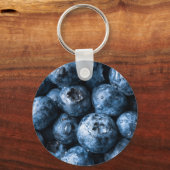 Blaubeeren Früchte Schlüsselanhänger (Vorderseite)